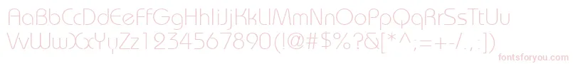 Bahamaslight Font – Pink Fonts on White Background