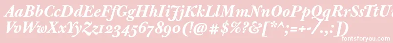 fuente JbaskervilletextBolditalic – Fuentes Blancas Sobre Fondo Rosa