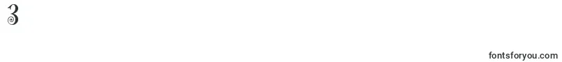 Curlystars Font – Fonts for Digit 3
