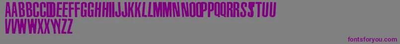 Шрифт VinylStickons – фиолетовые шрифты на сером фоне