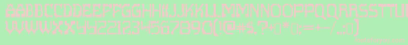 ScritzyxRegular Font – Pink Fonts on Green Background