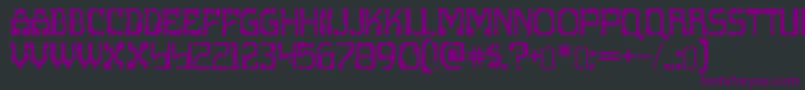 ScritzyxRegular Font – Purple Fonts on Black Background