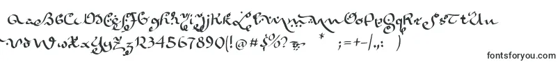 Karabennemsi-Schriftart – Erodierte Schriften