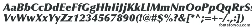 Шрифт OptimaLtExtraBlackItalic – шрифты, начинающиеся на O