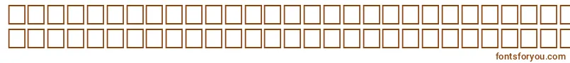 StarburstRegular Font – Brown Fonts on White Background