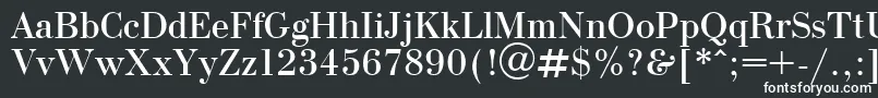OlgaPlain.001.001 Font – White Fonts on Black Background