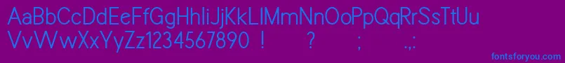 Шрифт SparklerDemo – синие шрифты на фиолетовом фоне