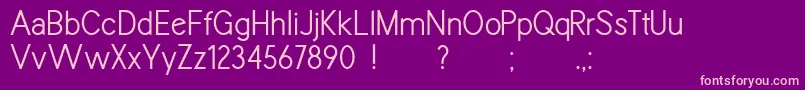 SparklerDemo Font – Pink Fonts on Purple Background