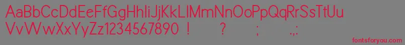 SparklerDemo Font – Red Fonts on Gray Background
