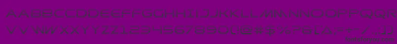 Prometheangrad-fontti – mustat fontit violetilla taustalla