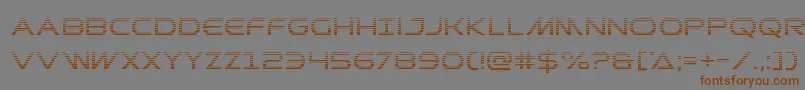 Prometheangrad Font – Brown Fonts on Gray Background