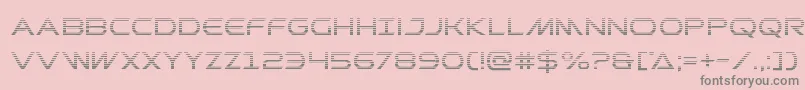 Шрифт Prometheangrad – серые шрифты на розовом фоне