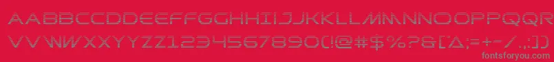 Шрифт Prometheangrad – серые шрифты на красном фоне