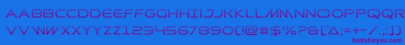 Prometheangrad-fontti – violetit fontit sinisellä taustalla