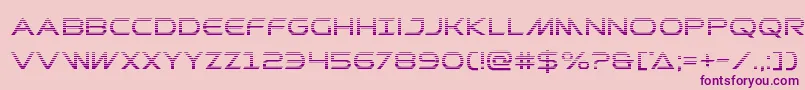 Шрифт Prometheangrad – фиолетовые шрифты на розовом фоне