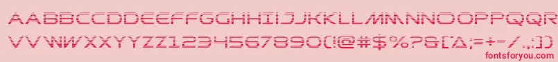 Prometheangrad Font – Red Fonts on Pink Background