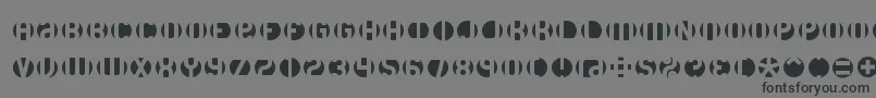 Dblayer3 Font – Black Fonts on Gray Background