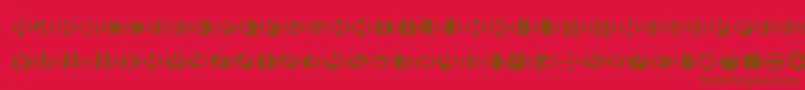 Подробнее о шрифте Dblayer3 Шрифт Dblayer3 – коричневые шрифты на красном фоне