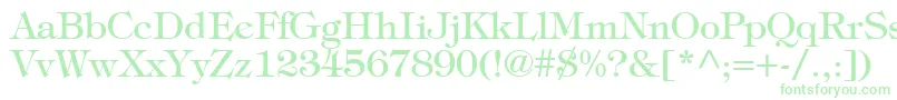 Fonte ItcTiffanyLtMedium – fontes verdes