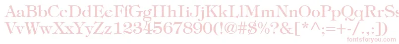 ItcTiffanyLtMedium Font – Pink Fonts on White Background
