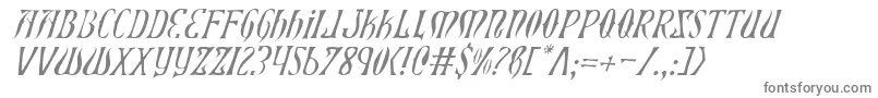 fuente XiphosLightItalic – Fuentes Grises