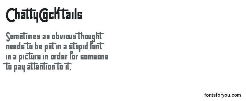 ChattyCocktails Font