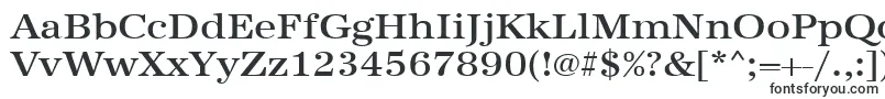 Шрифт Urwantiquatmedextwid – шрифты для iPhone