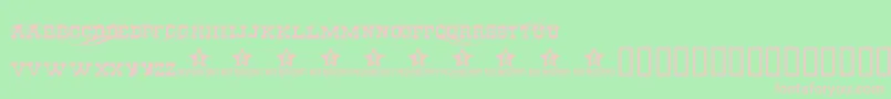 RuscheapStealer Font – Pink Fonts on Green Background