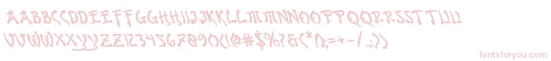 BushidoBoldLeftalic Font – Pink Fonts