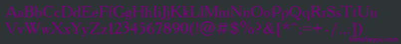 Ft43n Font – Purple Fonts on Black Background
