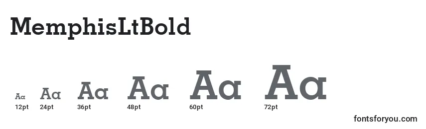 MemphisLtBold Font Sizes