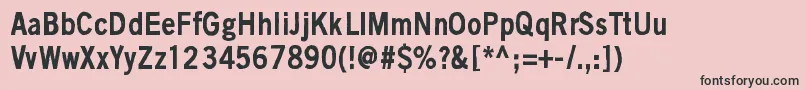 BlackIsNotAColor Font – Black Fonts on Pink Background