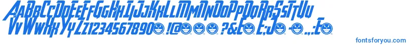 AvengeanceHeroicAvengerAt Font – Blue Fonts on White Background