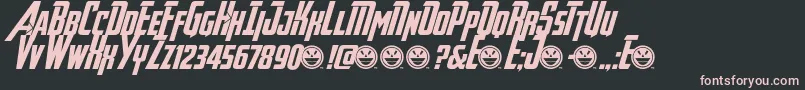 AvengeanceHeroicAvengerAt Font – Pink Fonts on Black Background