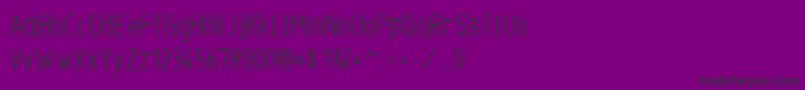 Tgl310341 Font – Black Fonts on Purple Background