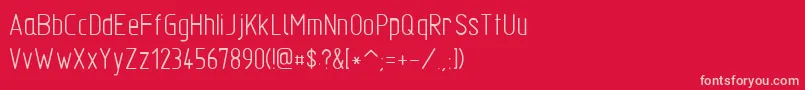 Tgl310341 Font – Pink Fonts on Red Background