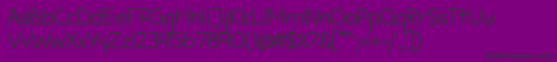 MaritimeTropicalNeueds Font – Black Fonts on Purple Background