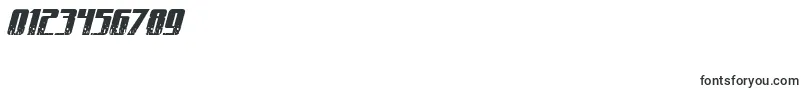 CraterfaceShrapnelBb Font – Fonts for Numbers and Digits