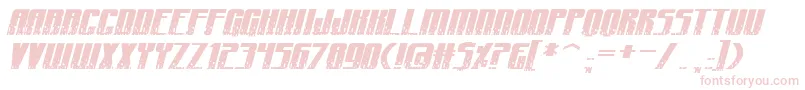 Шрифт CraterfaceShrapnelBb – розовые шрифты