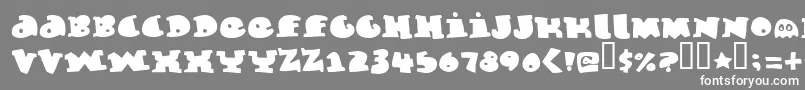 Marmeladeguys Font – White Fonts on Gray Background