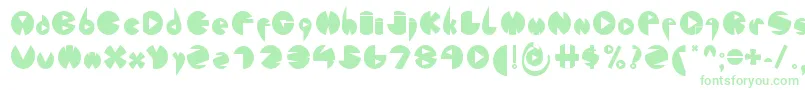 フォントFontLondonEyes2 – 緑のフォント