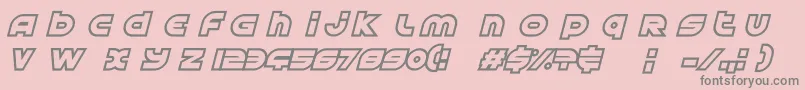 AstralDelight Font – Gray Fonts on Pink Background