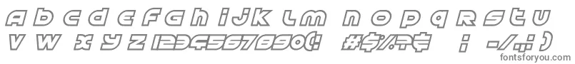 AstralDelight-Schriftart – Graue Schriften