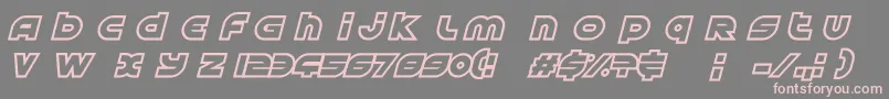 Weitere Informationen zur AstralDelight-Schriftart AstralDelight-Schriftart – Rosa Schriften auf grauem Hintergrund