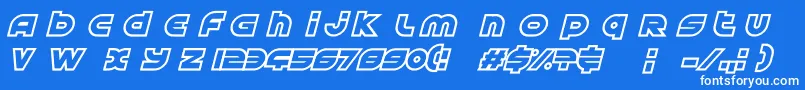 AstralDelight Font – White Fonts on Blue Background