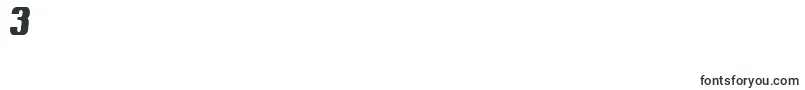 ContactExtrabold Font – Fonts for Digit 3