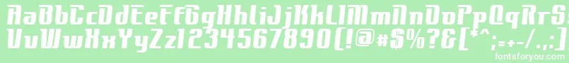 ContactExtrabold Font – White Fonts on Green Background