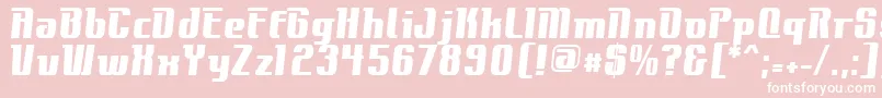 ContactExtrabold Font – White Fonts on Pink Background