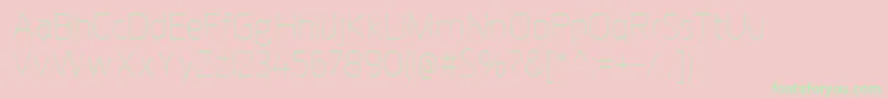 Más sobre la fuente JuhlThin fuente JuhlThin – Fuentes Verdes Sobre Fondo Rosa
