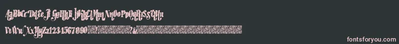 Hipsterfactory Font – Pink Fonts on Black Background